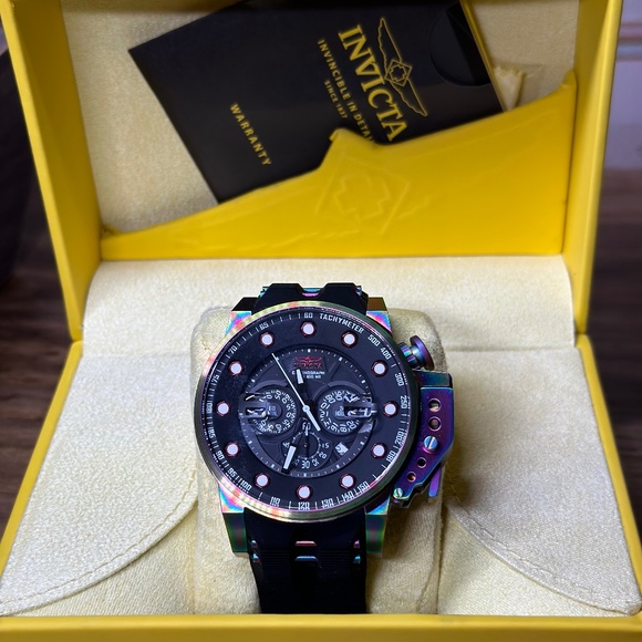 Invicta Pro Diver Men 48mm Stainless Steel Band, Black Dial  MENS INVICTA WATCH